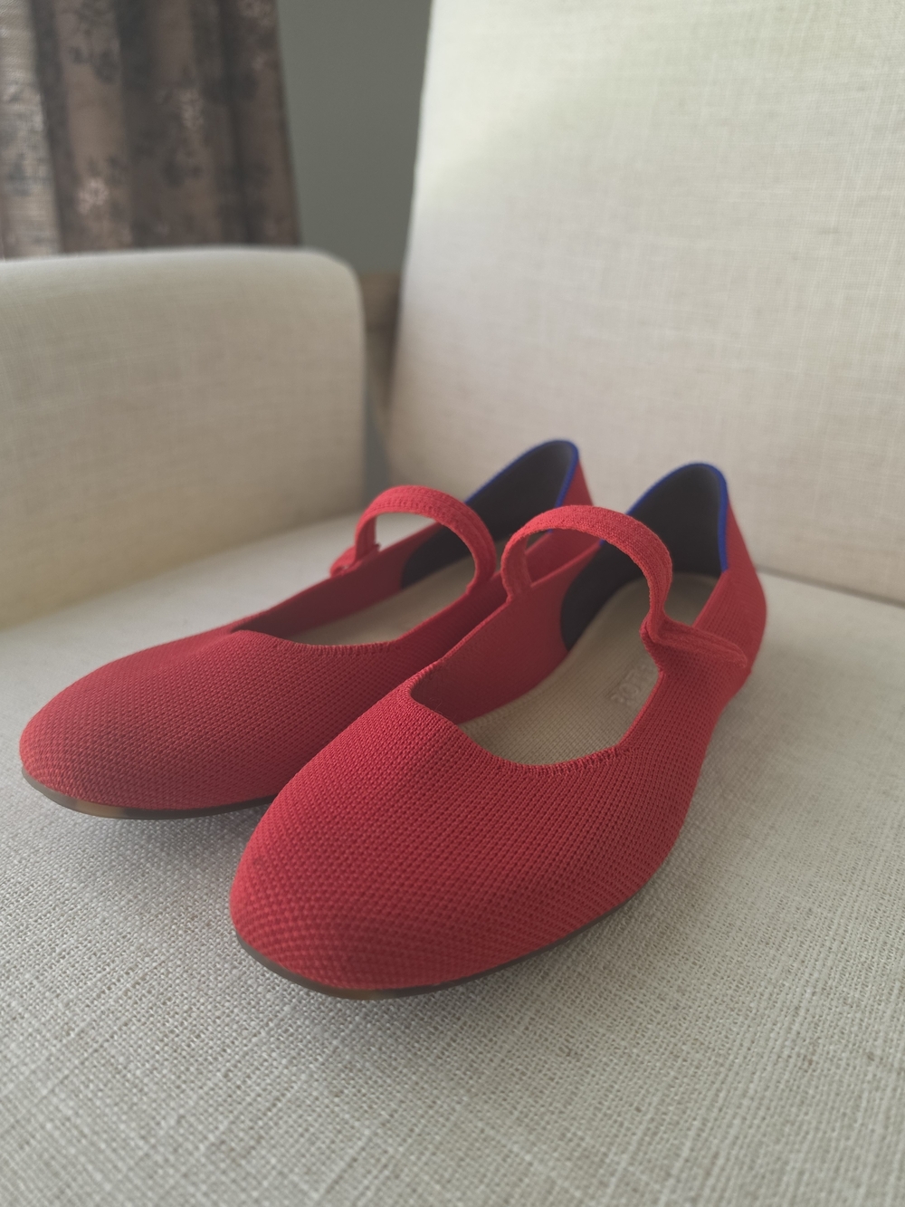 Rothy's Red Mary Jane Flats